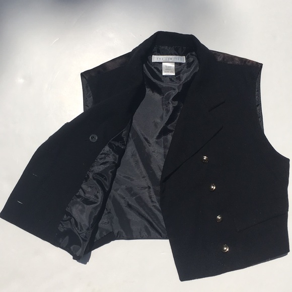 The Limited wool blend black vest size extra small - Picture 3 of 7